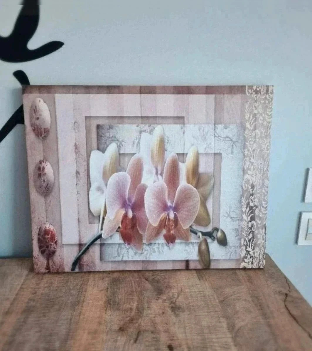 Tableau Toile Canvas Orchidées – Déco Zen / Nature  Bon État